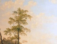 Strij van Abraham Landscape with horsemen Sun. Strij,  