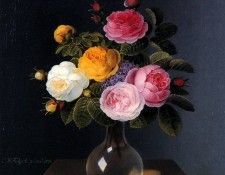 Fritzsch Claudius Ditlev Fower still life Sun . ����, �������