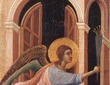 Duccio Marie dod forebadas, Maestaaltaret, (detalj), Dommuse. ����� �� �����������