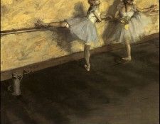 Degas Dancers Practicing at the Barre, 1876-77. , --