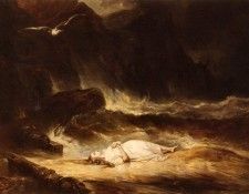 Isabey, Louis Gabriel Eugene - The Death of Virginia (end. ,   