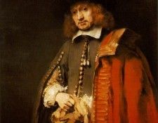REMBRANDT JAN SIX 1654 SIX COLLECTION, AMSTERDAM.    
