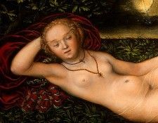 Cranach d.a. The Nymph of the Spring, after 1537, Detalj 1, . ������, ����� �������