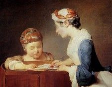 Chardin Jean Baptiste The Teacher. , - 