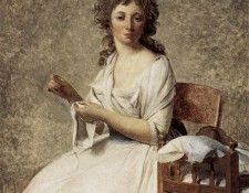 DAVID Jacques Louis Portrait of Madame Adelaide Pastoret. , -