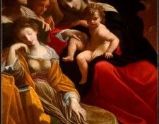 Carracci Lodovico The Dream of Saint Catherine of Alexandria. , 