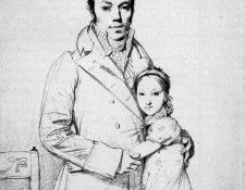 Ingres Charles Hayard and his daughter Marguerite. ,   