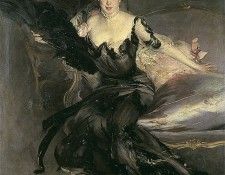 Portrait of a Lady Mrs Lionel Phillips 1903. Boldini, ��������