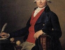 DAVID Jacques Louis Portrait of Gaspar Mayer. , -
