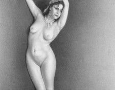 Luis Jose Estremadoyro Study for The Chained Princess. Estremadoyro,  