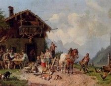 Burkel Heinrich After The Hunt. Burkel, 