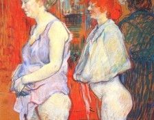 lautrec rue des moulins, the medical inspection 1894. -,  