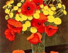 Mireille Collet - Coquelicots et Achillees Cultives, De. ,  