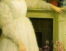 Symphony in White no 2 The Little White Girl. ,   