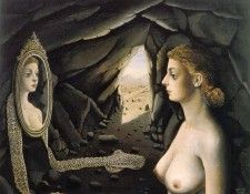 Delvaux, Paul - Woman Before a Mirror (end. , 