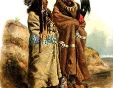 Tna 0020 Sih-Chida & Mahchsi-Karehde, Mandan Indians KarlBodmer, 1832 sqs. ������, ����