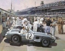 Cmamtcl 006 mercedes team british gp 1955. , 