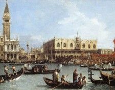 Canaletto Return of the Bucentaurn to the Molo on Ascension Day. ���������