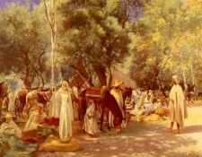 Anthonissen Louis Joseph Marche En Kabylie. Anthonissen,  