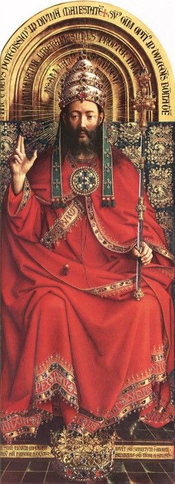 Eyck Jan van The Ghent Altarpiece God Almighty. ,  