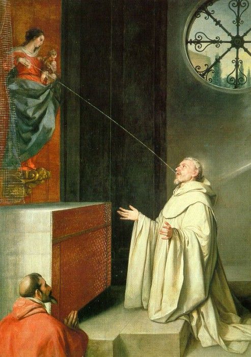 CANO Alonso The Vision Of St Bernard. , 