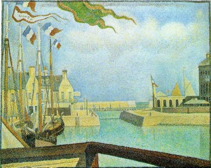 Seurat Sunday at Port-en-Bessin, 1888, Rijksmuseum Kroller-M. , 