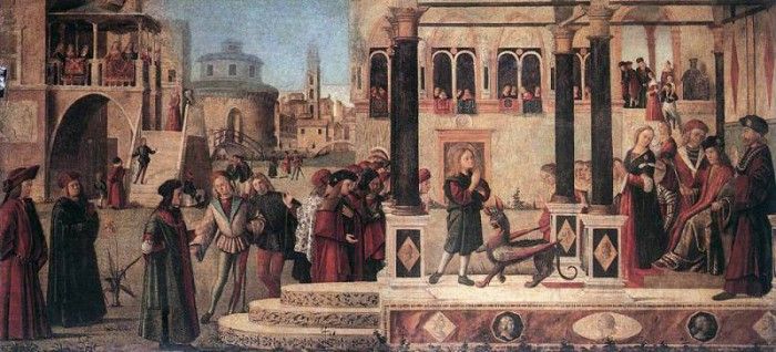 The Daughter of of Emperor Gordian is Exorcised by St Triphun WGA. , 