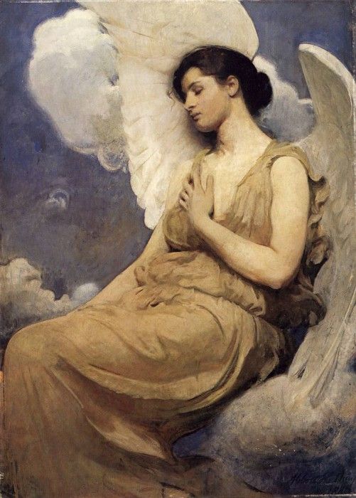 Thayer Winged figure. , Abbott Handerson