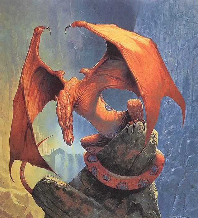 bs-fsf- Les Edwards- Fantasy Stories. , Les