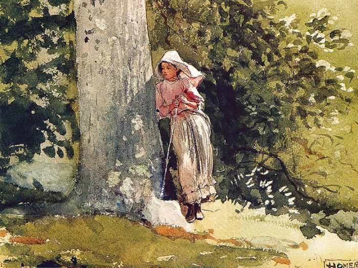 bs-ahp- Winslow Homer- Weary. , 