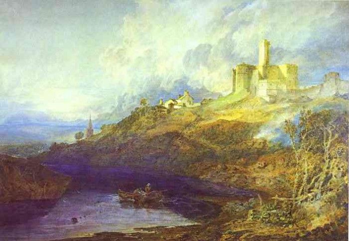 William Turner - Warkworth Castle, Northumberlan. 