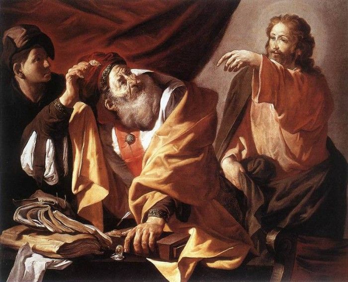 TERBRUGGHEN Hendrick The Calling Of St Matthew 1616. Terbrugghen, 