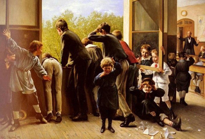 Trupheme Auguste Joseph The Class Pranksters. ,  