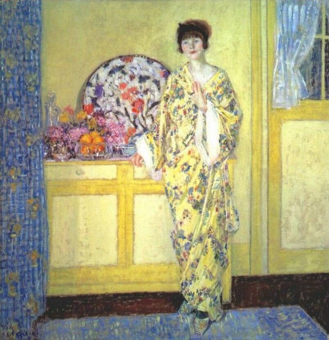 frieseke the yellow room c1913. Frieseke,  