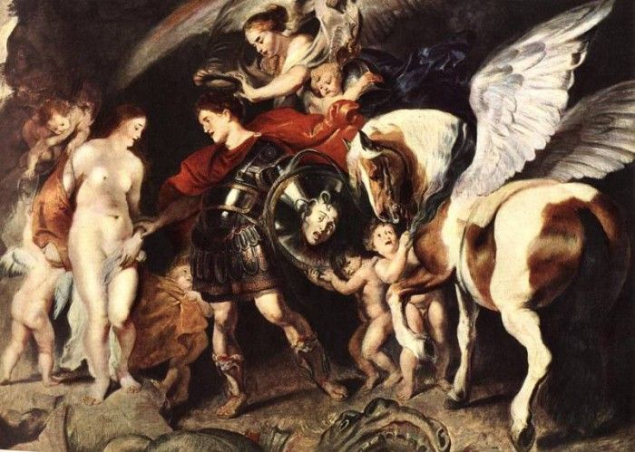 Rubens Perseus and Andromeda 1620-21 Eremitaget. ,  