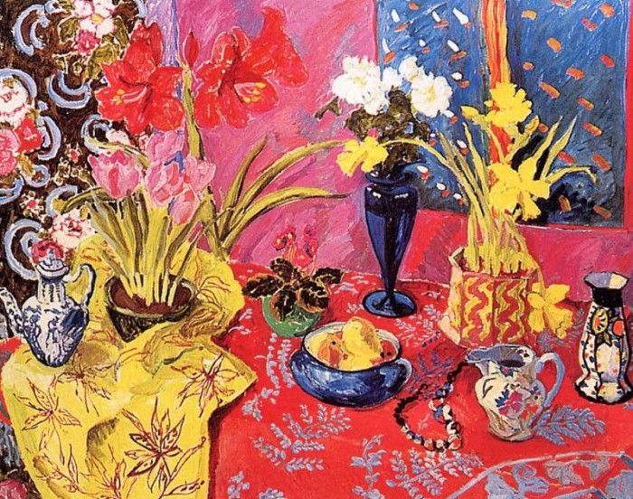 Mary Pavey - Composition with Blue Vase, De. Pavey, 