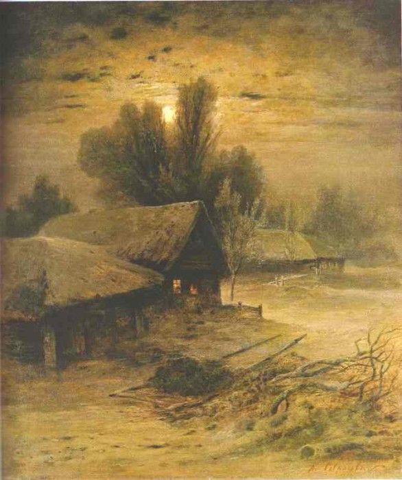 1869 Winter Night. , 