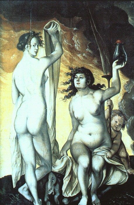 Baldung Grien Sacred and Profane Love, Stadel Institut, Fran.  Grien, 