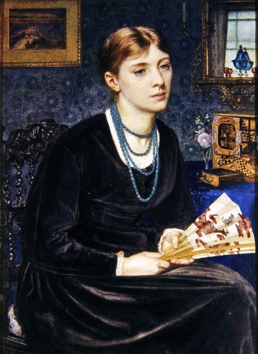 Portrait of Louise A Baldwin 1868. ,  