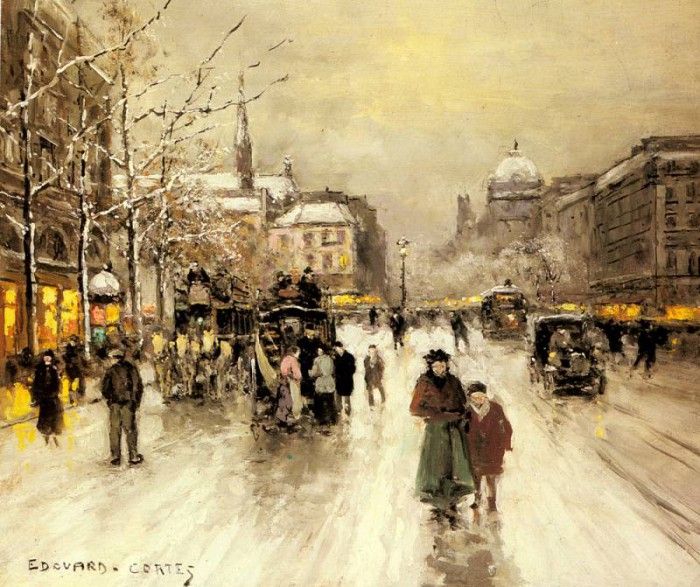 Cortes Edouard Leon Place St Michel Christmas 1969. ,  