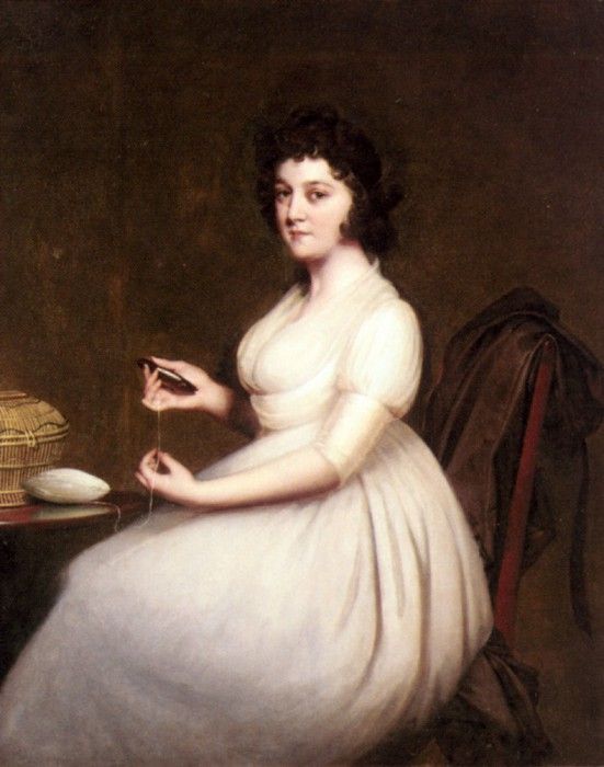 Wright Joseph Portrait Of Mrs Abney. , 