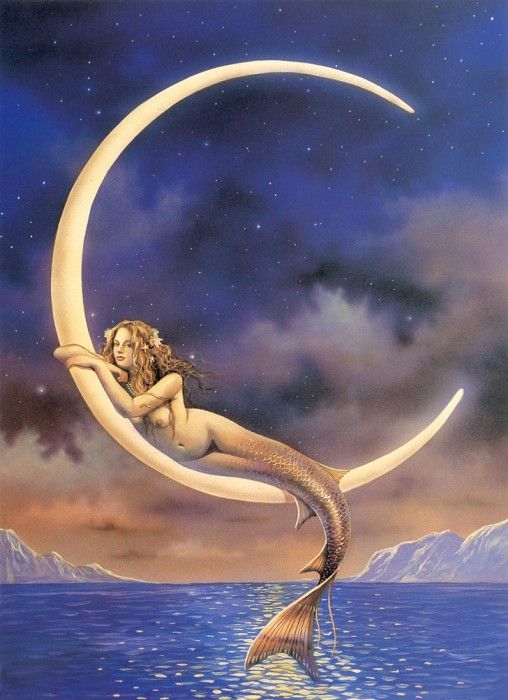kb Delamare David Mermaid and the Moon2. , 
