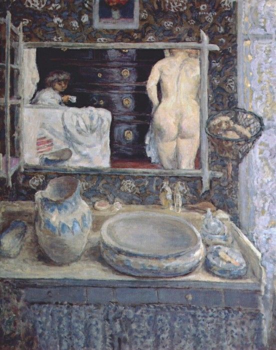 bonnard the bathroom mirror 1908.  