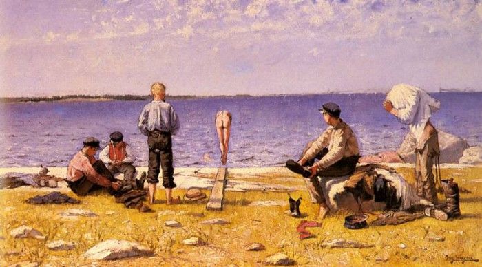 Jansson Eugene Boys On The Beach. , 