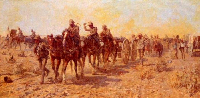 Beadle John Prinsep Barnes To The Sounds Of Guns  The Forced March. ,   