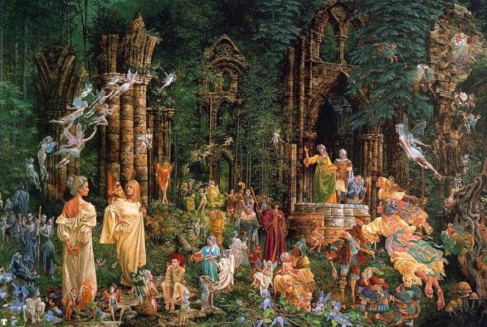 james christensen court of the fairies. ,  .