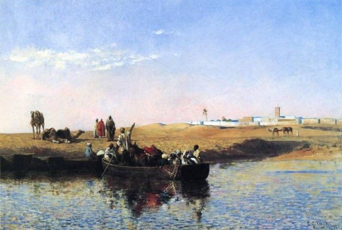 Weeks Edwin Lord Scene at Sale Morocco. ,  