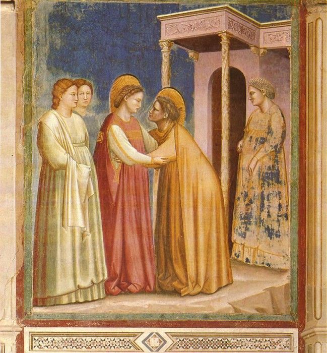 Giotto   Scrovegni   [16]   Visitation.   