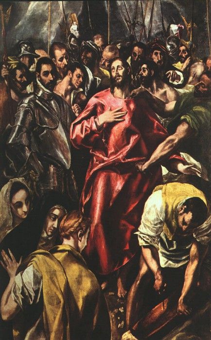 El Greco The Disrobing of Christ, 1583-84, canvas, Pinakothe. , -