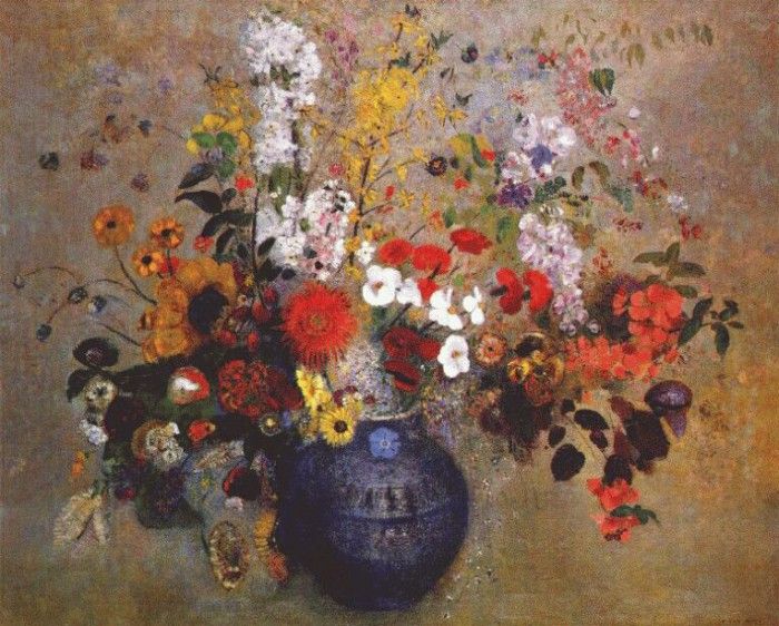 redon flowers 1909.  